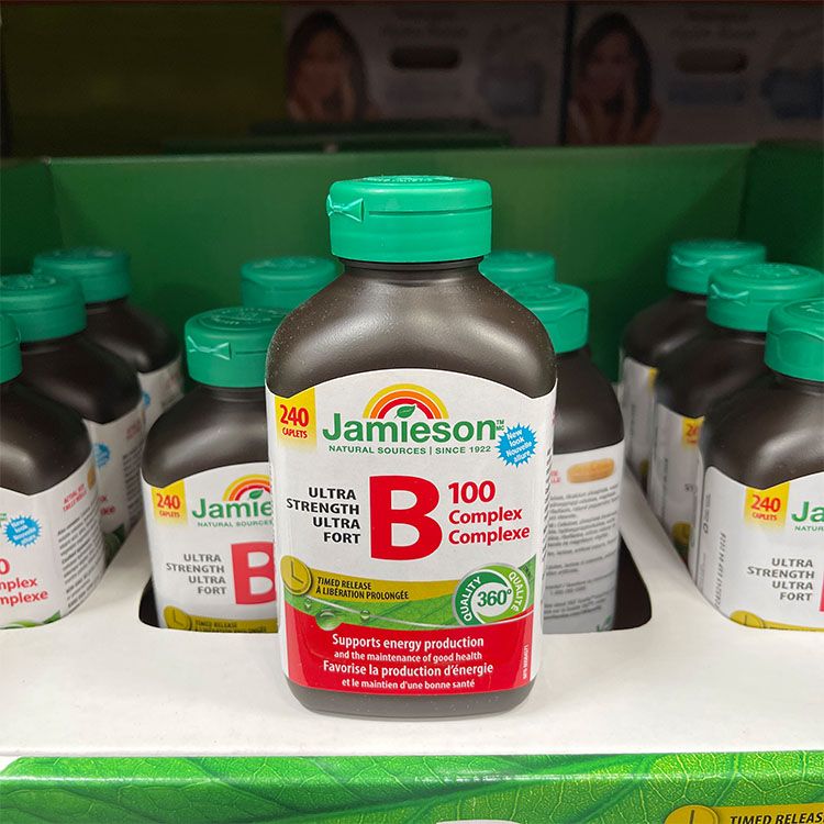 Buy Jamieson Times Release B100 Complex 240 Caplets for 33.48