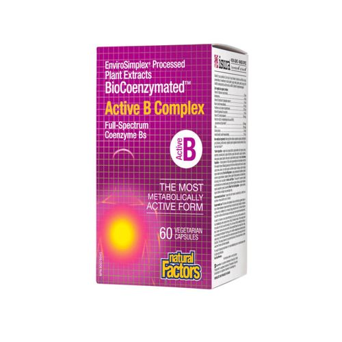 Natural Factors, BioCoenzymated Active B Complex, 60 Capsules