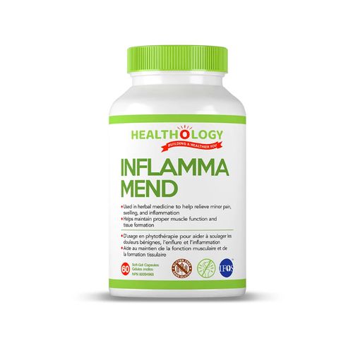 加拿大Healthology INFLAMMA-MEND强力抗炎软胶囊 60粒 含鱼油配方 抗炎止痛 缓解肿胀