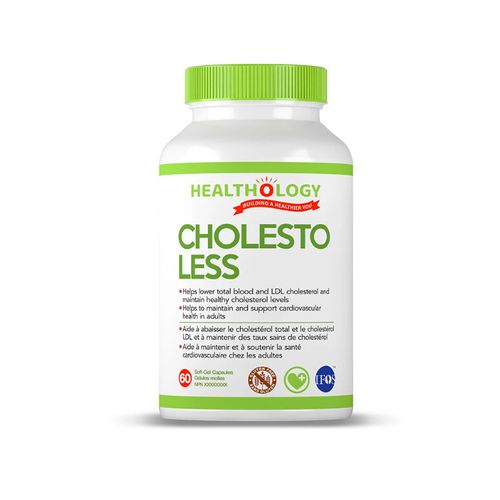 Healthology, Cholesto-Less, 60 Vegetable Capsules