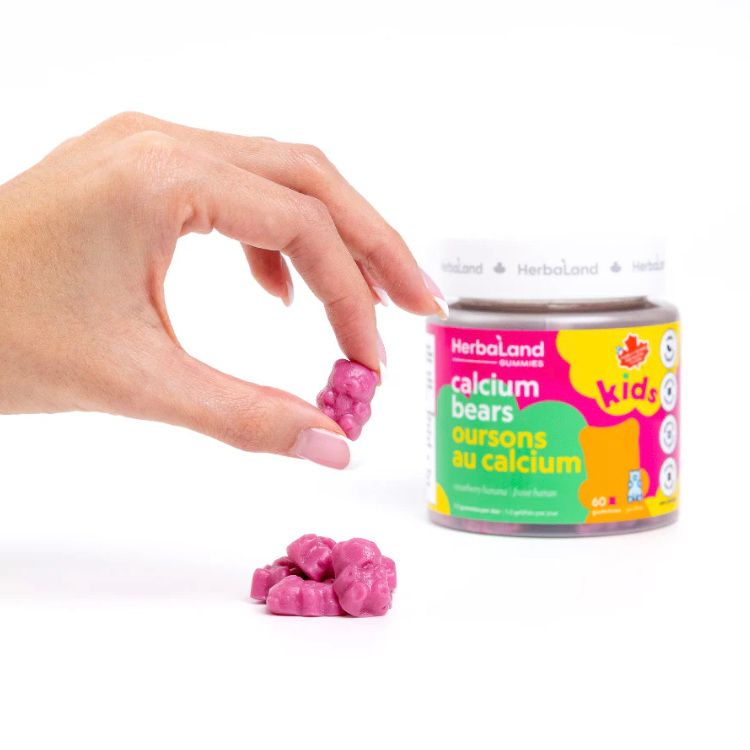 HerbaLand, Calcium Bears for Kids, 60 Gummies