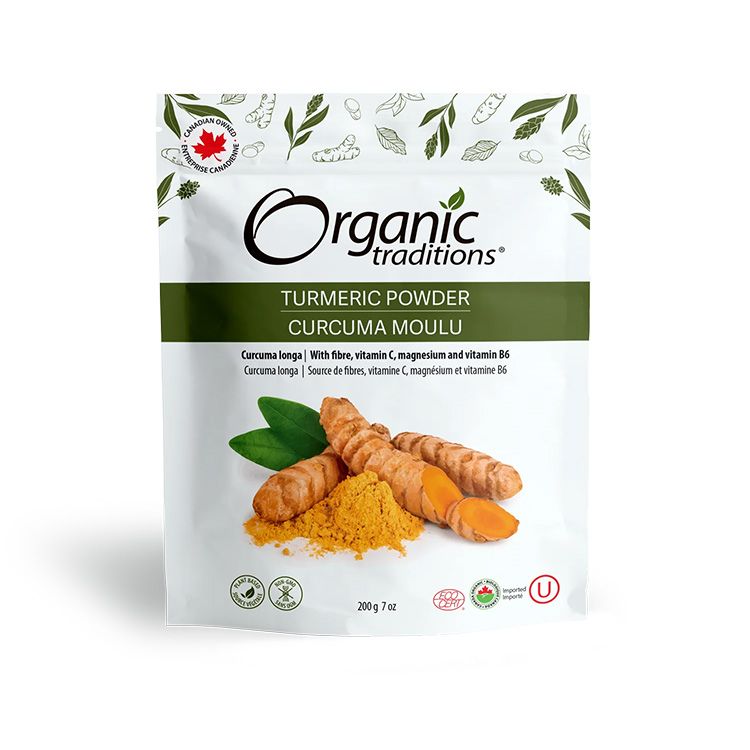 美国Organic Traditions有机姜黄粉 抗炎维护消化系统健康