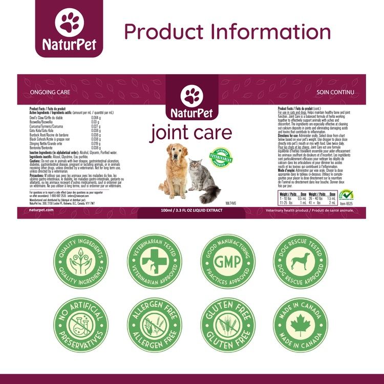 NaturPet, Joint Care, 100ml