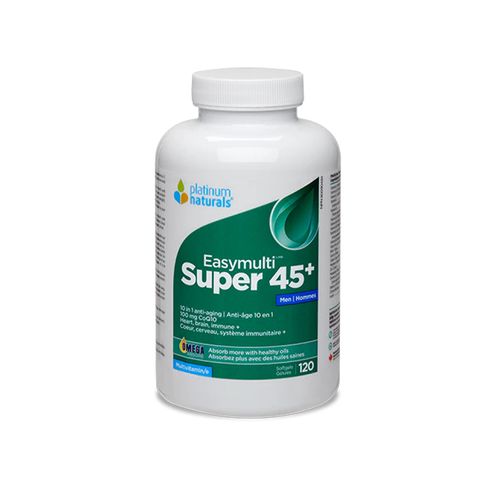 Platinum Naturals, Super Easymulti 45+ for Men, 120 Softgels