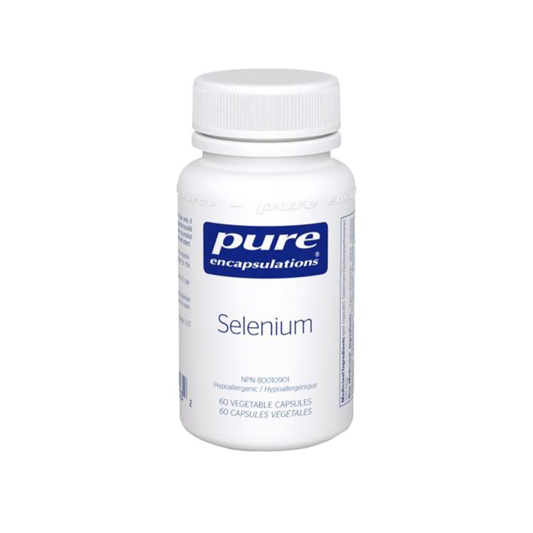 美国Pure Encapsulations有机硒代蛋氨酸胶囊 200微克 提升免疫 支持甲状腺/前列腺健康