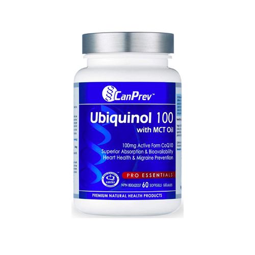 CanPrev, Ubiquinol 100mg, 60 Softgels