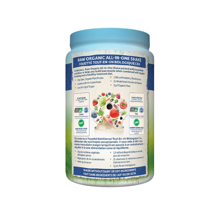 Garden of Life, Raw Organic All-in-one Nutritional Shake, Lightly Sweet, 1038g