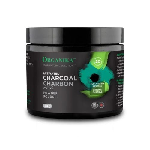 Organika, Activated Charcoal Powder, 40g