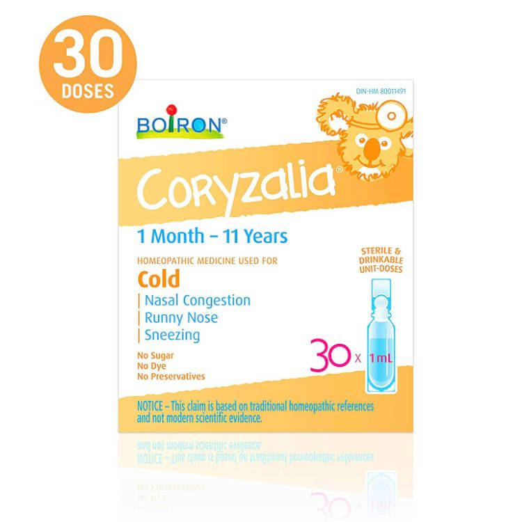 Boiron, Coryzalia 1 month-11 years, 30 Doses