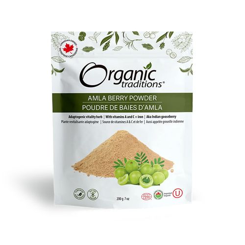 美国Organic Traditions有机余甘子粉 200克 又称油柑或印度醋栗 提升免疫 改善发质