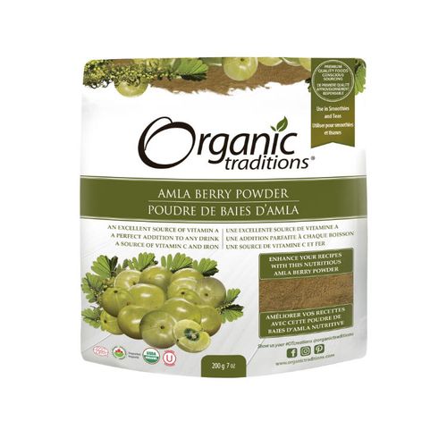 Organic Traditions, Organic Amla Powder, 200g