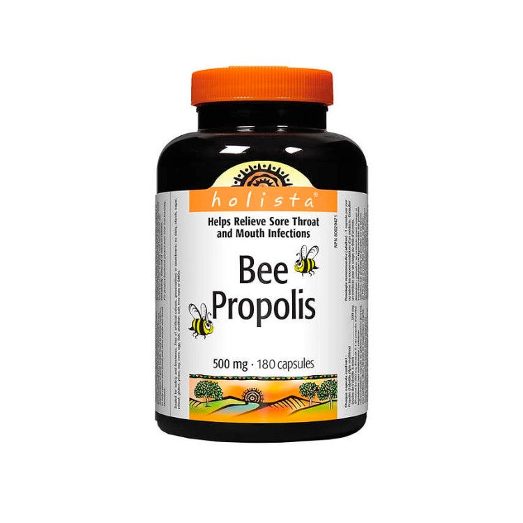 Holista, Bee Propolis, 500mg, 180 Capsules