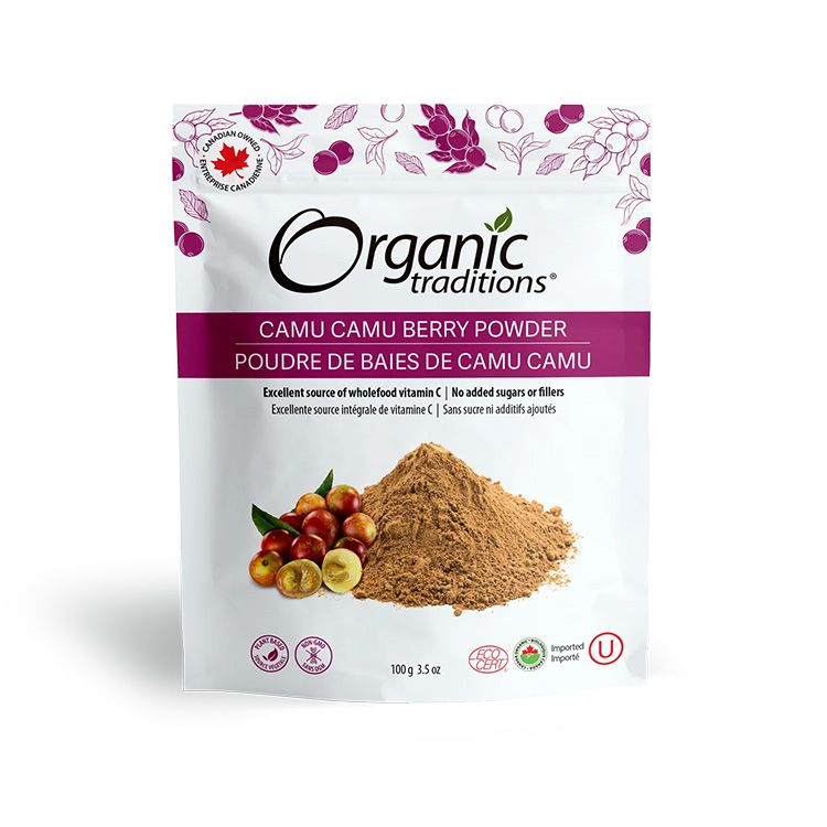 Organic Traditions, Natural Camu Camu Berry Powder, 100g