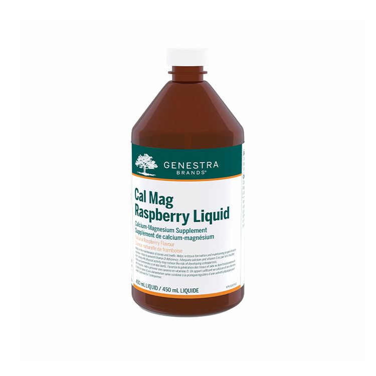 Genestra, Cal Mag Raspberry Liquid, 450 ml