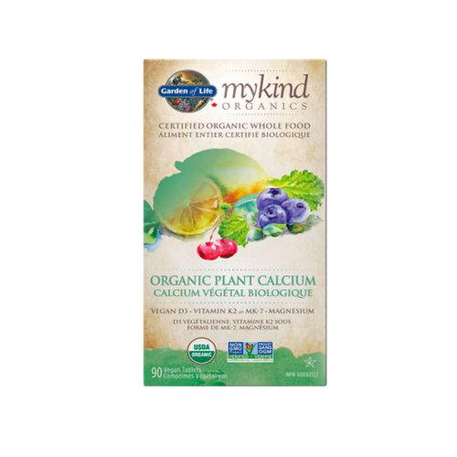 Garden of Life, Organic Plant Calcium, 90 Tablets