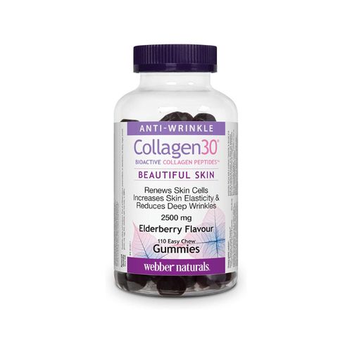 Webber Naturals, Collagen30 Bioactive Collagen Peptides, 110 Gummies