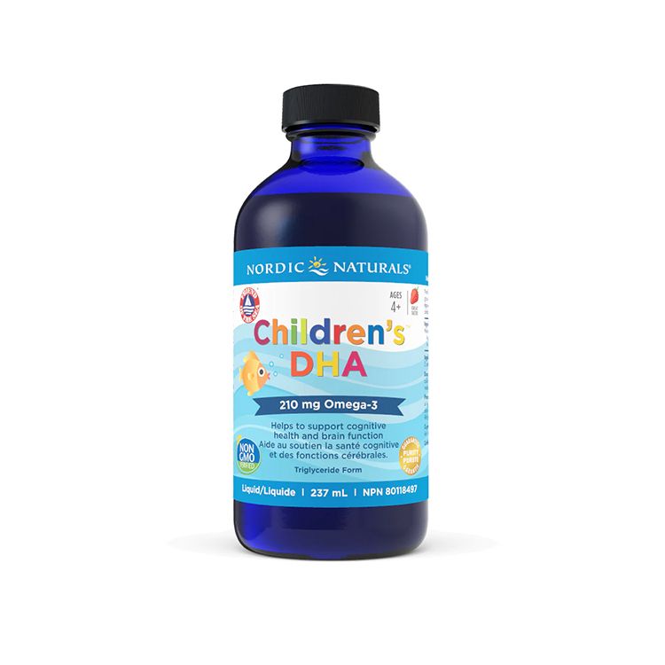 Nordic Naturals, Children's DHA Liquid-Strawberry, 237ml