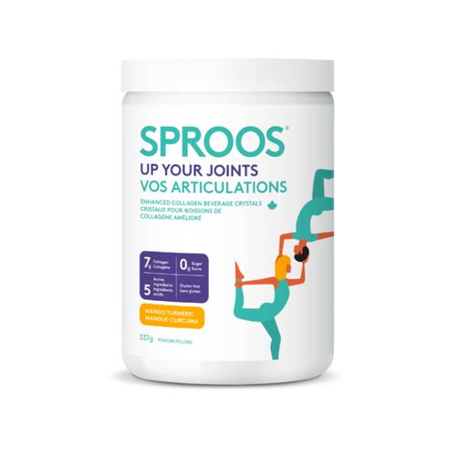 加拿大Sproos关节养护胶原蛋白冲剂 337克 5种活性成分 含氨糖/MSM/透明质酸 防止软骨退化 减轻关节疼痛