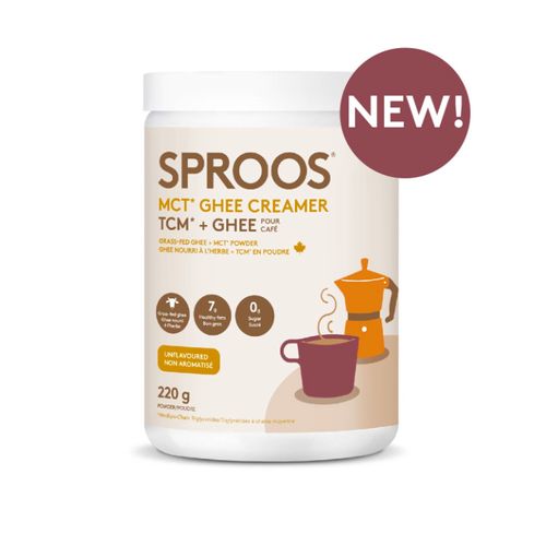 Sproos, MCT Ghee Creamer, Unflavoured, 220g