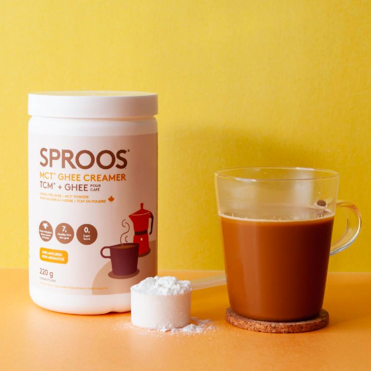 加拿大Sproos MCT酥油奶精 220克 补充高品质脂肪 快速提供能量 有助体重管理