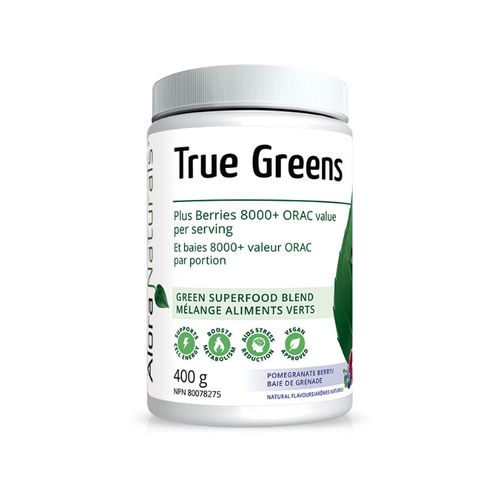 Alora Naturals, True Greens Powder, Pomegranate Berry, 400g