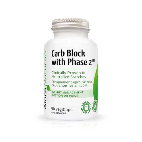 Alora Naturals, Carb Block with Phase 2, 90 Vcaps