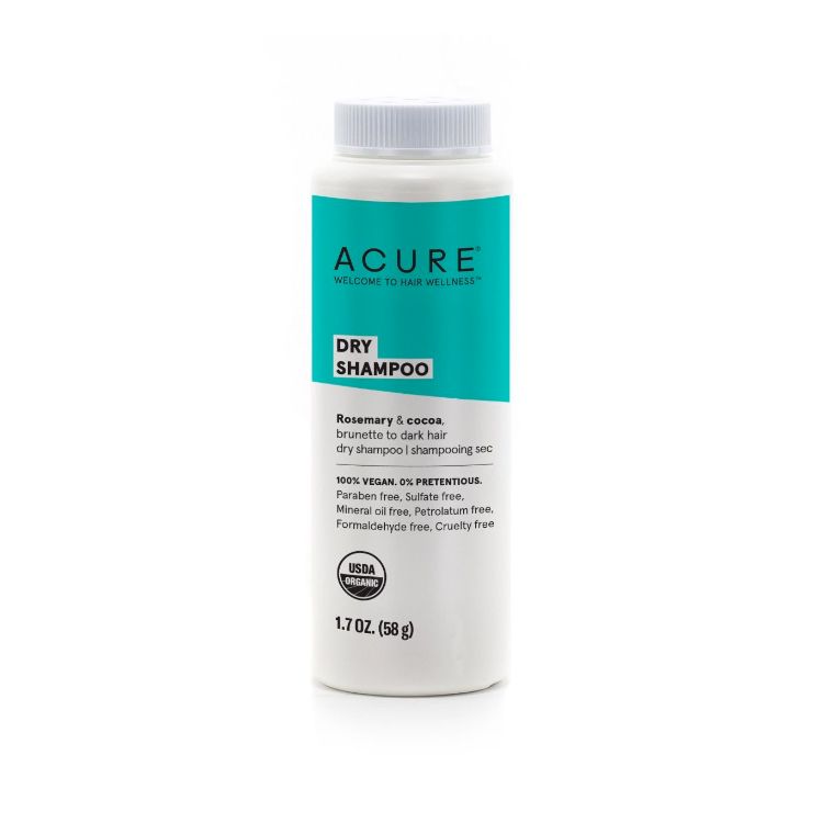 美国Acure有机免水洗发喷雾 1.7oz 油头克星 免洗去油 清除头发杂质 适用黑色及深色头发