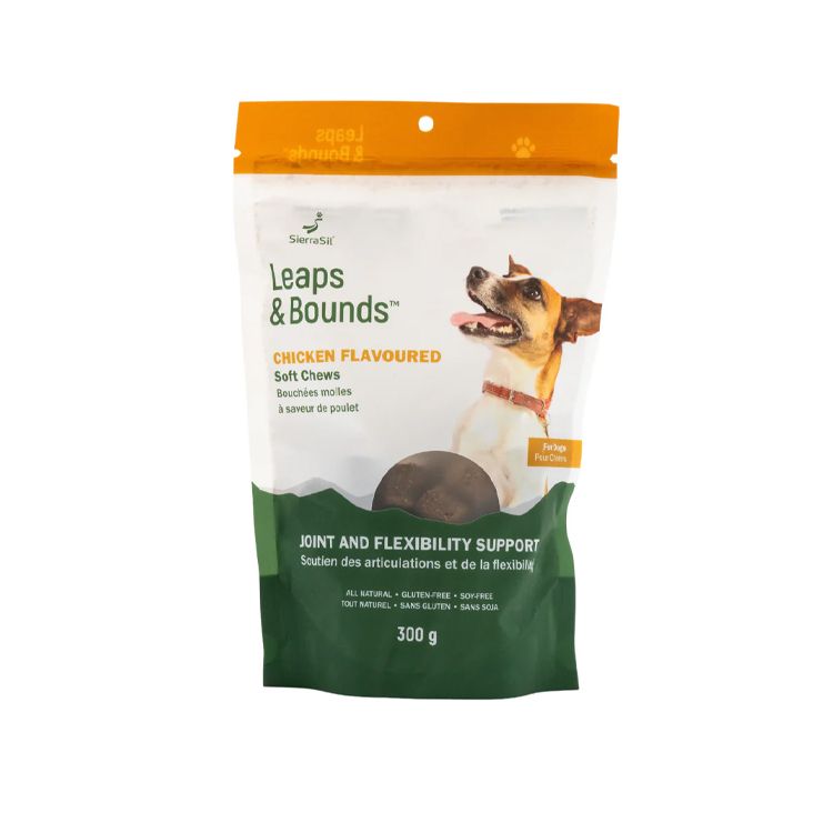 SierraSil, Leaps and Bounds, Dog Chews, Chicken, 100 Bites