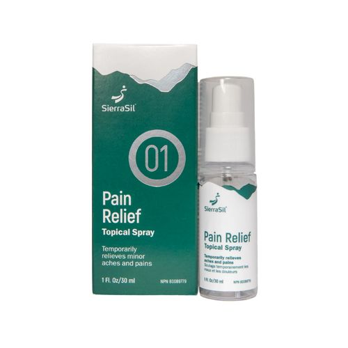 SierraSil, Pain Relief Topical Spray, 30ml