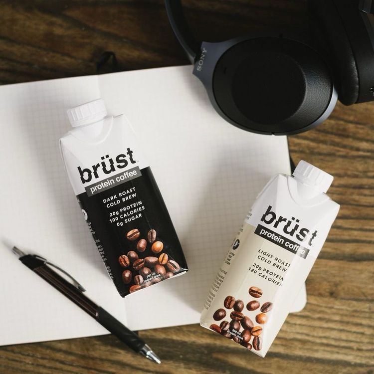 Brust, Protein Coffee, Dark Roast, 330ml