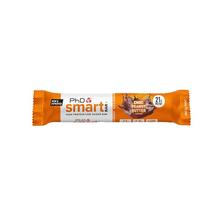 PhD, Smart Bar, Choc Peanut Butter, 64g