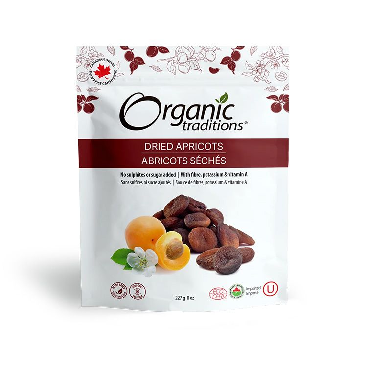 Organic Traditions, Organic Dried Apricots, 227g