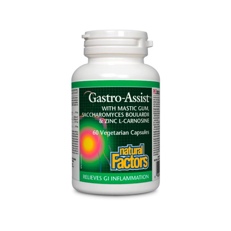 Natural Factors, Gastro-Assist, 60 Vegetarian Capsules