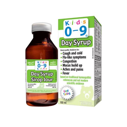 Homeocan, Kids 0-9, Cough & Cold, Day Syrup, 100 ml