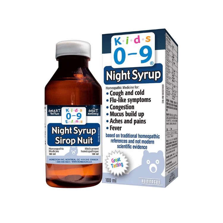 Homeocan, Kids 0-9 Cough & Cold Night, 100 ml