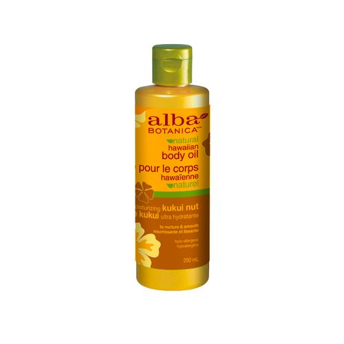 美国Alba Botanica保湿夏威夷坚果油 250ml 滋养保湿 防止皮肤水分流失