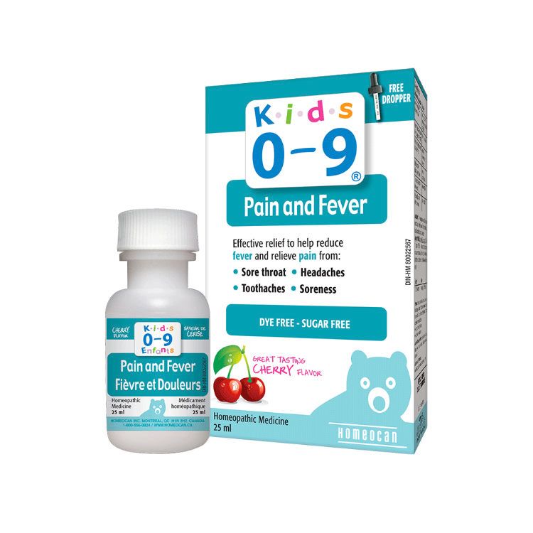 加拿大Kids0~9顺势疗法儿童头疼发烧滴剂 含滴管
