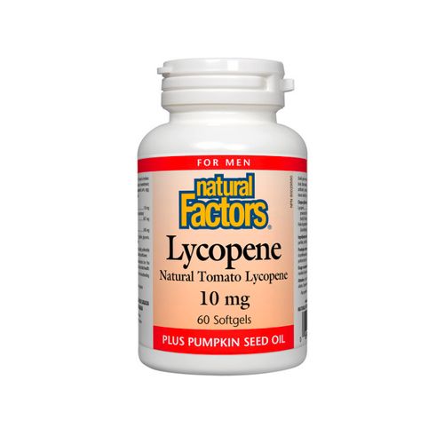 Natural Factors, Lycopene 10mg, 60 Softgels