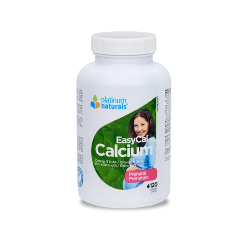 Platinum Naturals, Prenatal EasyCal Calcium, 120 Softgels