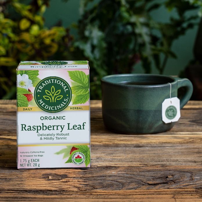 Traditional Medicinals, Organic Raspberry Leaf Tea, 16s