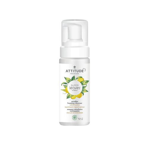 Attitude, Micellar Foaming Cleanser, Lemon Leaves, 150ml