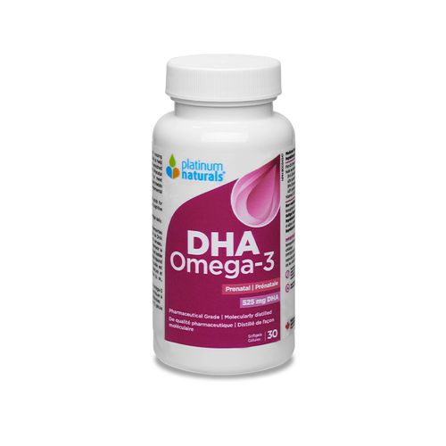 Platinum Naturals, Prenatal Omega-3 DHA, 30 Softgels