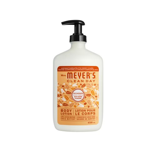 美国Mrs. Meyer's Clean Day身体乳液 458ml 燕麦花味道 长效保湿 让皮肤更光滑柔软