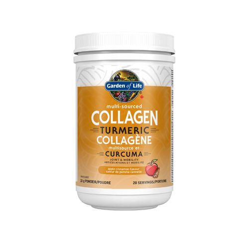 Garden of Life, Multi-Sourced Collagen Turmeric, 200g