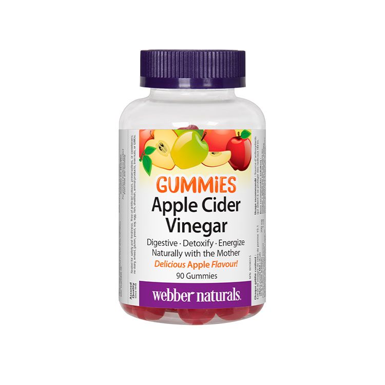 Webber Naturals, Apple Cider Vinegar, 120 Gummies