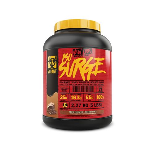 Mutant, ISO SURGE Whey Isolates, Triple Chocolate Flavour, 2.27kg