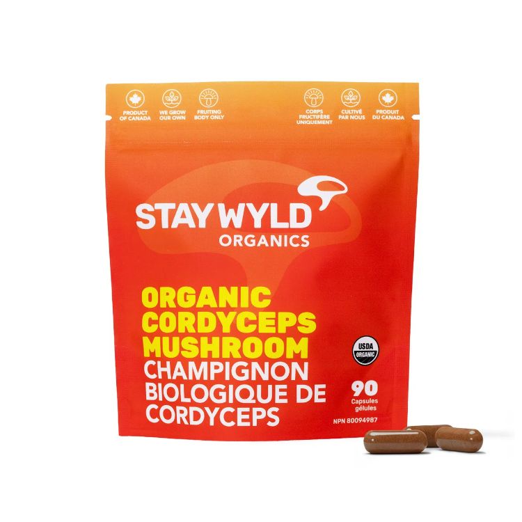 加拿大Stay Wyld有机冬虫夏草胶囊 90粒 提升肾上腺素 保持活力 提高运动成绩 - Stay Wyld | 加拿大生活加