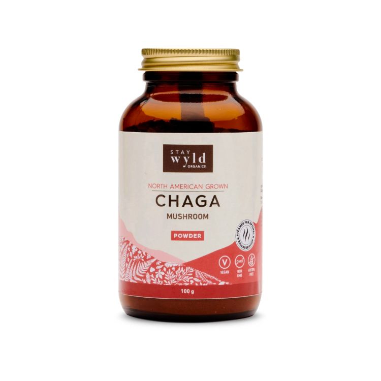 Stay Wyld, Chaga Mushroom Powder, 100g