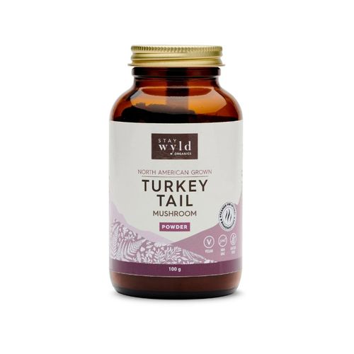 Stay Wyld, Turkey Tail Mushroom Powder, 100g