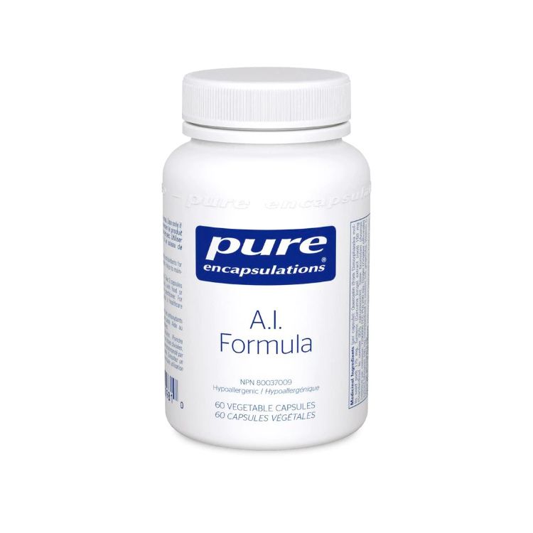 美国Pure Encapsulations A.I. 免疫配方 60粒 超强槲皮素/菠萝蛋白酶/姜黄/维生素C组合